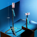 Tripé Selfie Stick Bluetooth 1.8m – Capture Momentos Perfeitos!