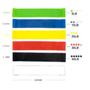 Kit 5 Faixas elásticas Thera Mini Band Fisioterapia Multifuncional Crossfit