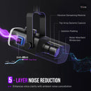 Fifine microfone dinâmico usb/xlr com controle rgb/jack de fone de ouvido/mudo, microfone para gravação de jogos de pc streaming AmpliGame-AM8