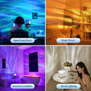 Aurora borealis lâmpada de projeção oceano atmosfera lâmpada teto estrelado luz da noite presente criativo para o quarto restaurante decoração