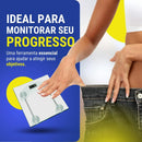 Balança Digital Corporal Banheiro Precisão Fitness Vidro Temperado Display LED 180kg Antiderrapante Alimentação Pilha Academia