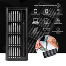Kit Jogo Ferramenta Chave Magnética Precisão 24 Peças + Caneta de liga de alumínio Caixa Organizadora Preta