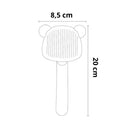 Escova Massageadora Pet com Limpeza Fácil – Praticidade e Conforto