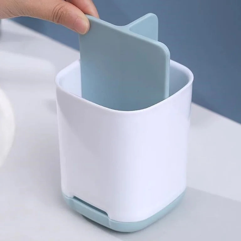 Caixa Organizadora Escova De Dentes Grade Makeup Resistente Prática Armazenamento Higiene Ideal Para Viagem Banheiro Quartos