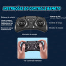 Carro acrobático RC 4WD 360 °   Carro de escalada rotativo 2.4g, carro de controle remoto sem fio, brinquedo para menino, veículo elétrico, presente com música e luz