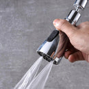 Extensor de Torneira Cozinha Anti-respingo Pressurizada Giratória 360 Ajustável Pia Lavabo Saída Água Cromada Durável ABS Cobre