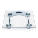 Balança Digital Corporal Banheiro Precisão Fitness Vidro Temperado Display LED 180kg Antiderrapante Alimentação Pilha Academia
