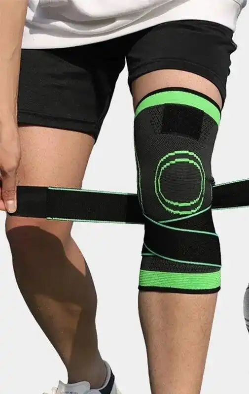 Kit 2 Joelheira De Compressão Com Alças Ajustáveis Para Corrida, Treino e Uso Esportivo o Dia Todo