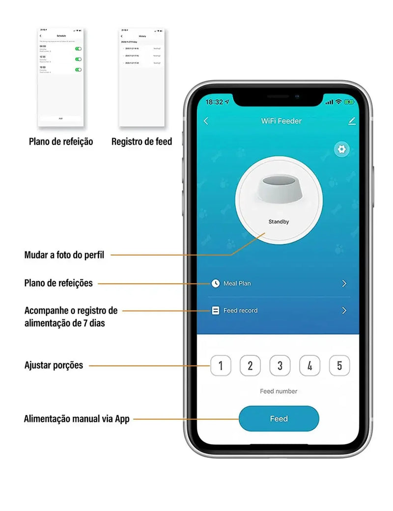 Alimentador Automático 4L – Praticidade e Conforto para seu Pet
