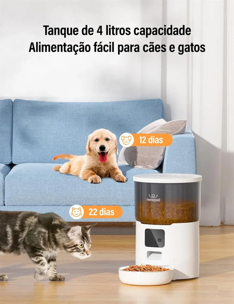 Alimentador Automático 4L – Praticidade e Conforto para seu Pet