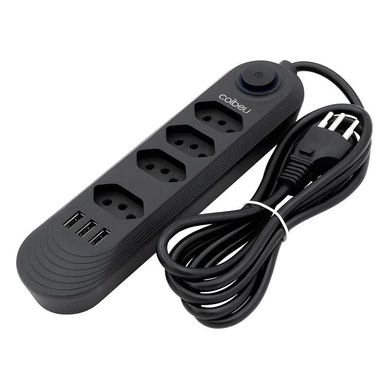 tomada usb,extensão elétrica,adaptador de tomada,extensão eletrica,do brasil,extensão tomada,filtro de linha brasil,COIBEU