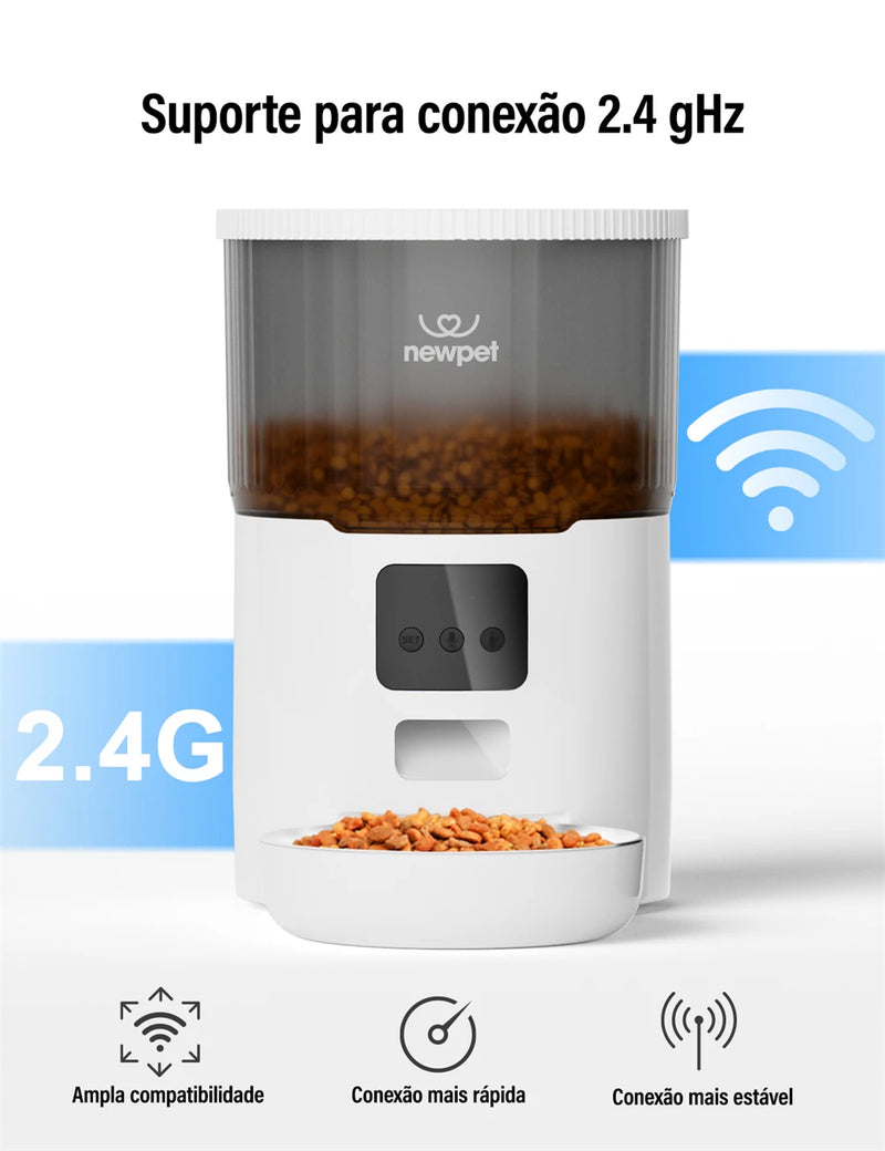 Alimentador Automático 4L – Praticidade e Conforto para seu Pet