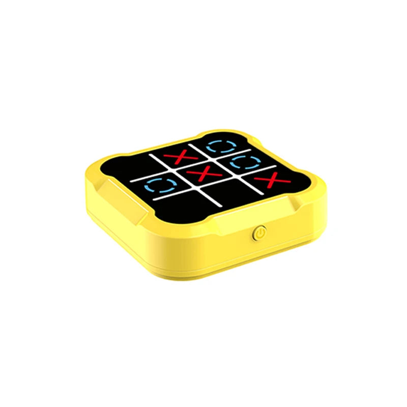 Tic tac toe tabuleiro de xadrez eletrônico multifuncional educação infantil brinquedo de estratégia interativo jogo de cérebro pai-filho diversão