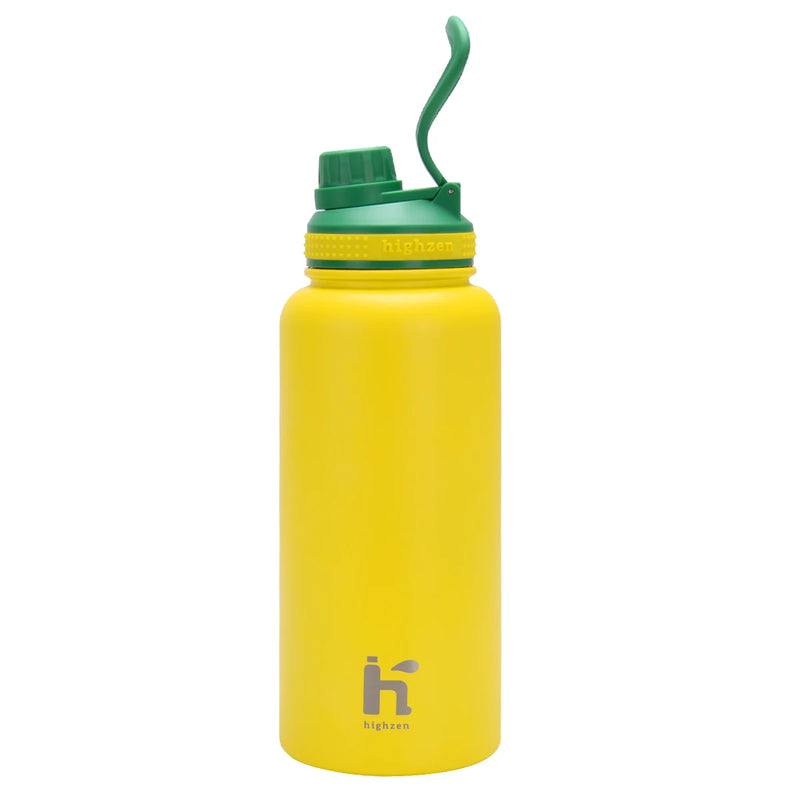 Garrafa Termica Agua Esportiva Academia Isolada a Vácuo Aço Inox com Alça 1000ML