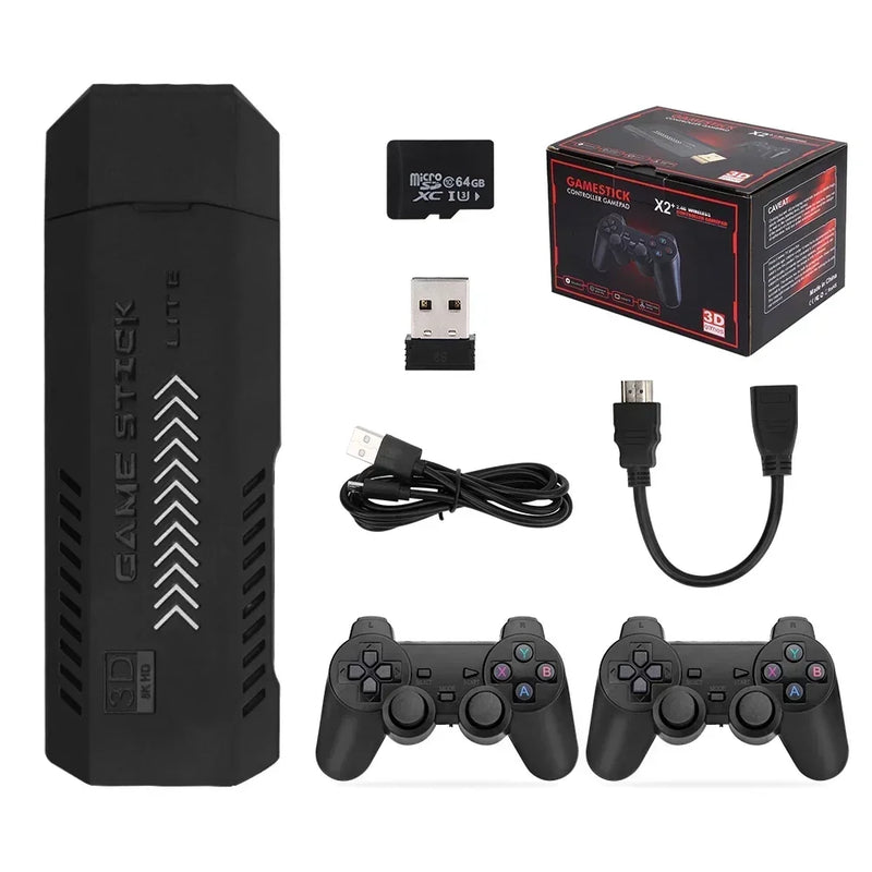 X2 plus 256g 50000 jogo gd10 pro 4k jogador de jogo 3d hd retro console de videogame controlador sem fio tv 50 emulador para crianças presentes