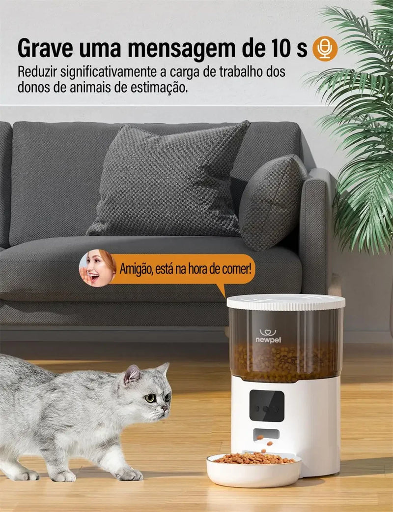 Alimentador Automático 4L – Praticidade e Conforto para seu Pet